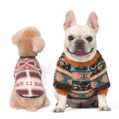 Warm Plush Dog Sweater for Winter | Stylish & Cozy