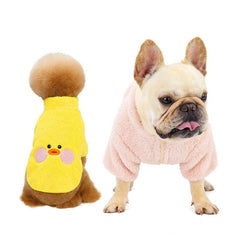 Cute Yellow Duck Dog Coat | Warm & Stylish