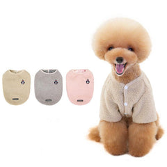 Stylish Fleece Dog Jacket for French Bulldogs