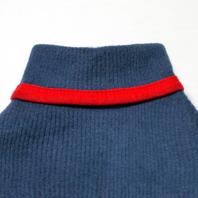 Cozy High Neck Fleece Dog Sweater: Ultimate Winter Warmth