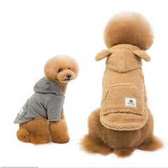 Stylish Teddy Bear Dog Jacket for Winter