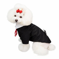 Bow Tie Dog Suit for Teddy & Chihuahua | Stylish Pet Outfit