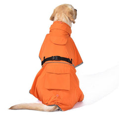 Deluxe Large Dog Raincoat: Weather the Storm in Style!