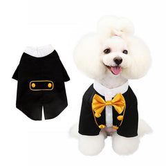 Stylish Pet Tuxedo for Weddings | Elegant Dog Outfit