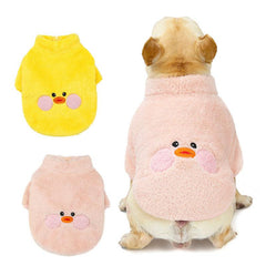 Cute Yellow Duck Dog Coat | Warm & Stylish