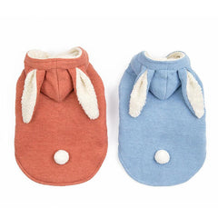 Stylish Rabbit-Themed Dog Coat for Winter