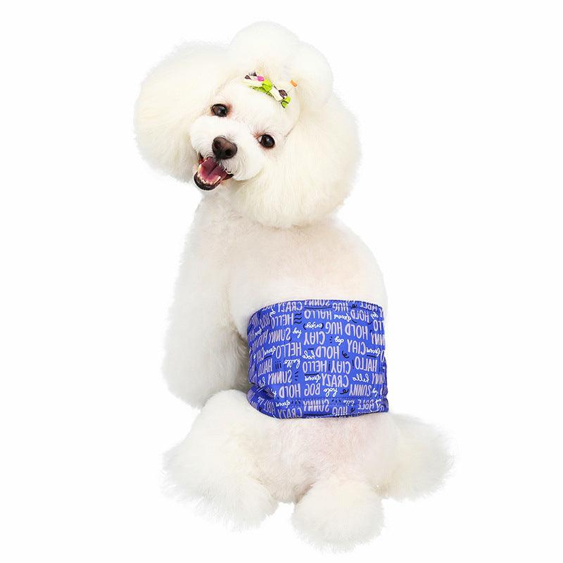 Stylish Waterproof Printed Male Dog Diapers