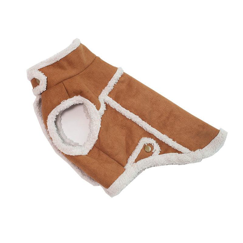 Suede Dog Coats | Trendy Jackets for Poodles & French Bulldogs