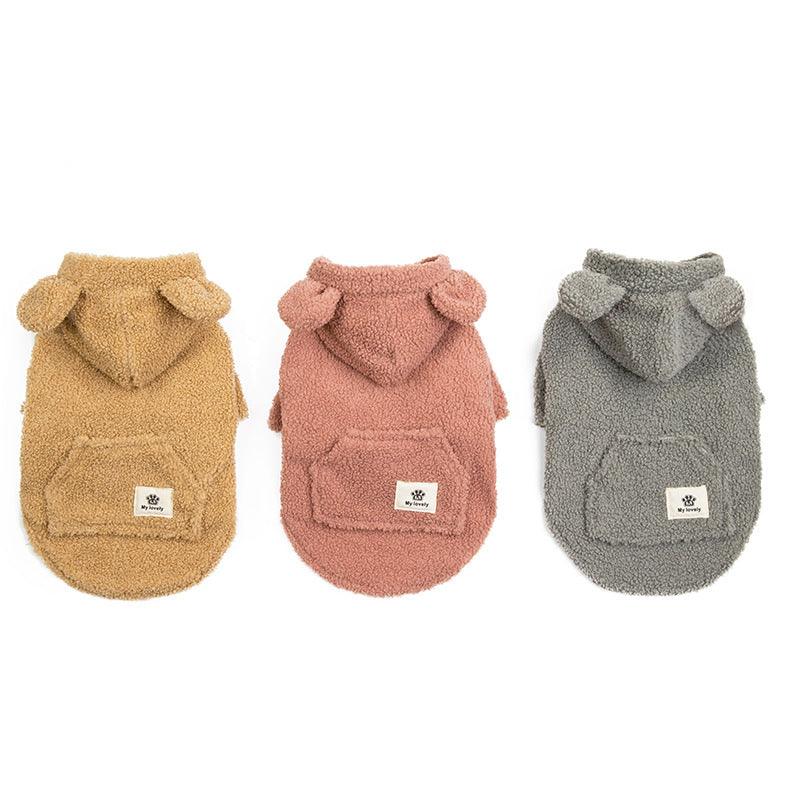 Stylish Teddy Bear Dog Jacket for Winter