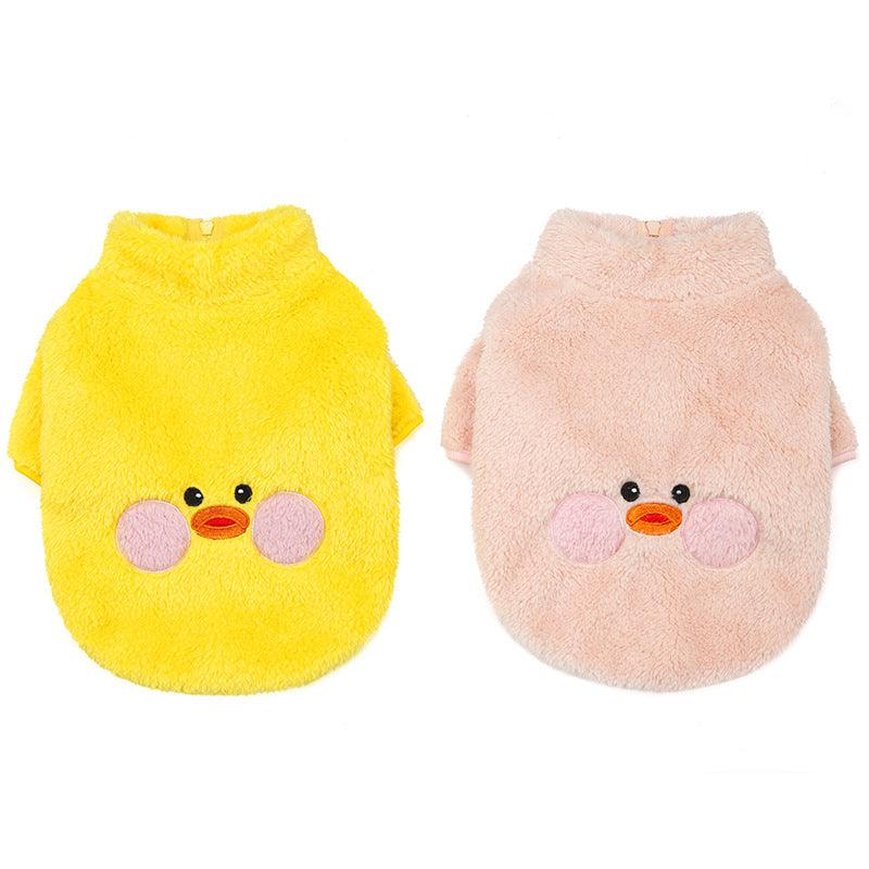 Cute Yellow Duck Dog Coat | Warm & Stylish