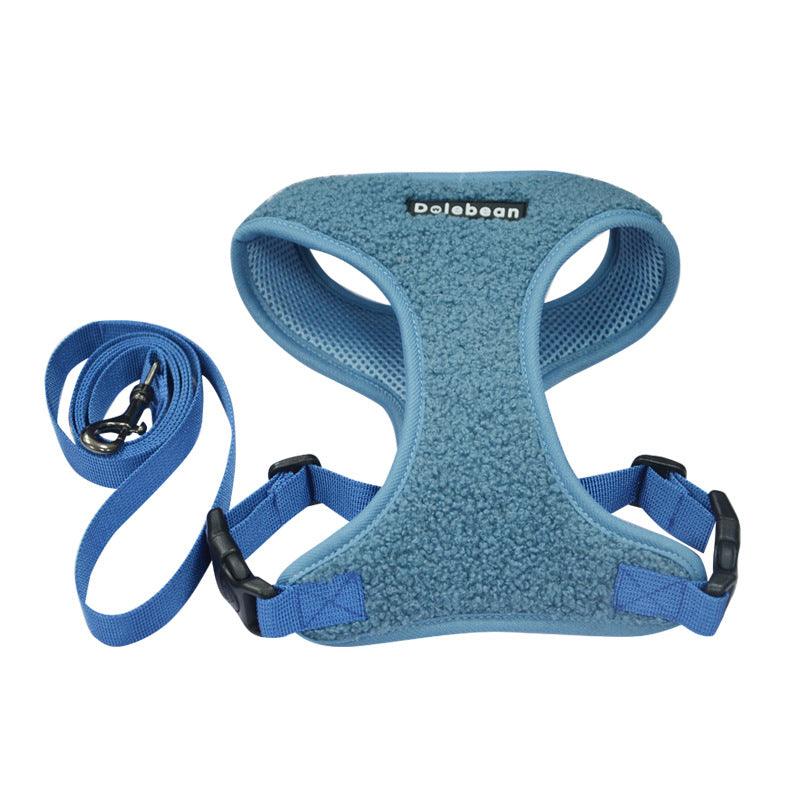 Bubble Fleece Dog Harness Leash for Small Pets