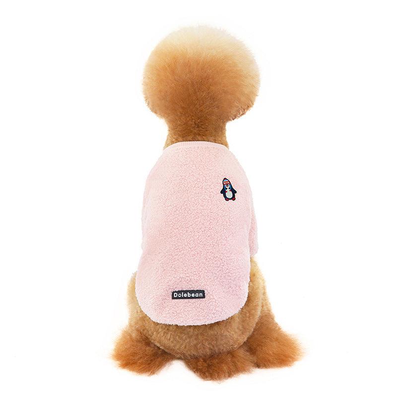 Stylish Fleece Dog Jacket for French Bulldogs