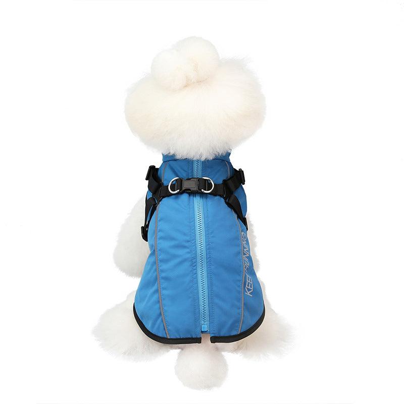 Reflective Fleece Dog Coat: Style Meets Warmth for Your Canine Companion