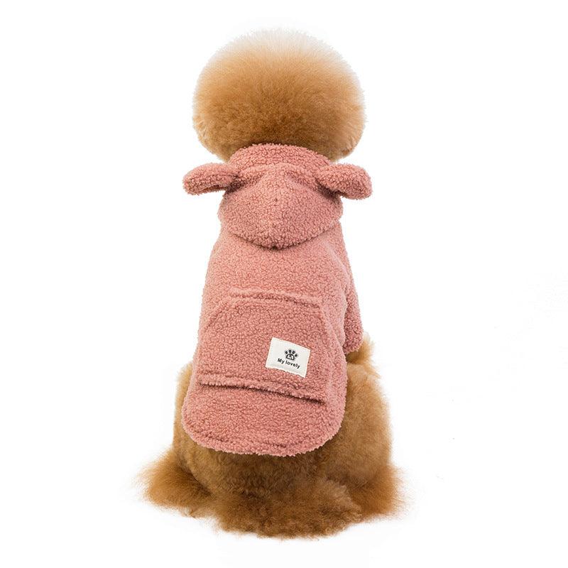 Stylish Teddy Bear Dog Jacket for Winter