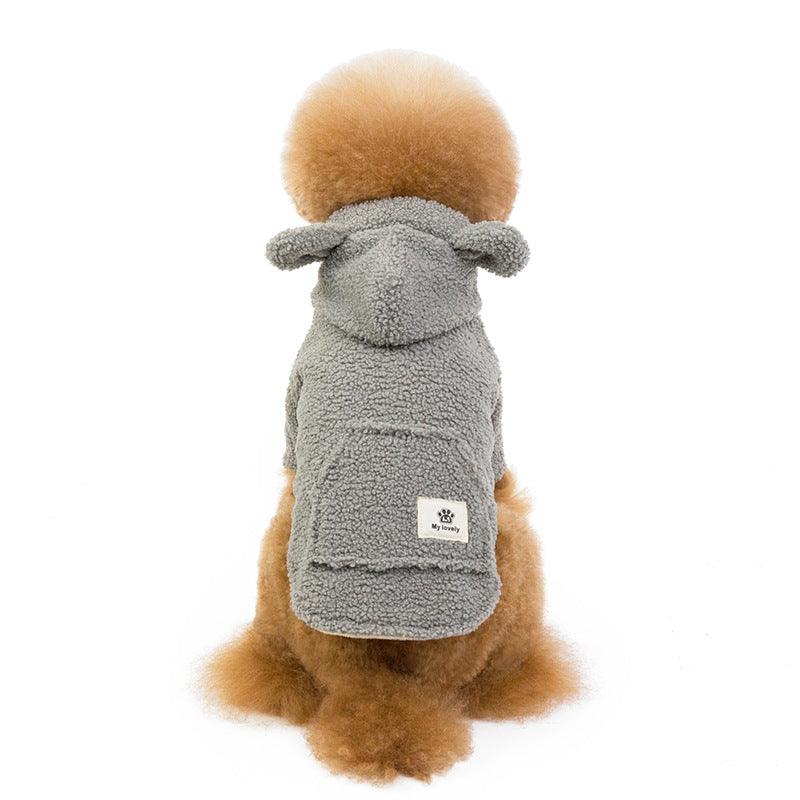 Stylish Teddy Bear Dog Jacket for Winter