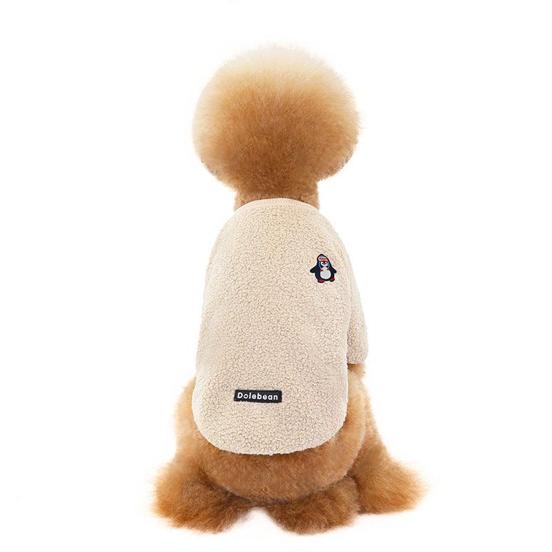 Stylish Fleece Dog Jacket for French Bulldogs