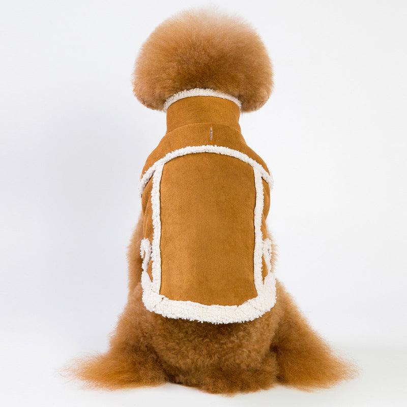 Suede Dog Coats | Trendy Jackets for Poodles & French Bulldogs