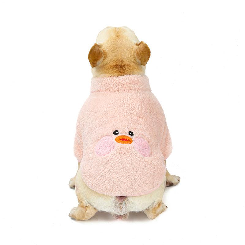 Cute Yellow Duck Dog Coat | Warm & Stylish