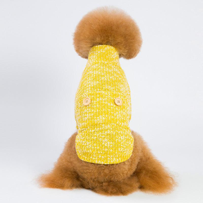 High-Neck Dog Sweater for Teddy Dogs