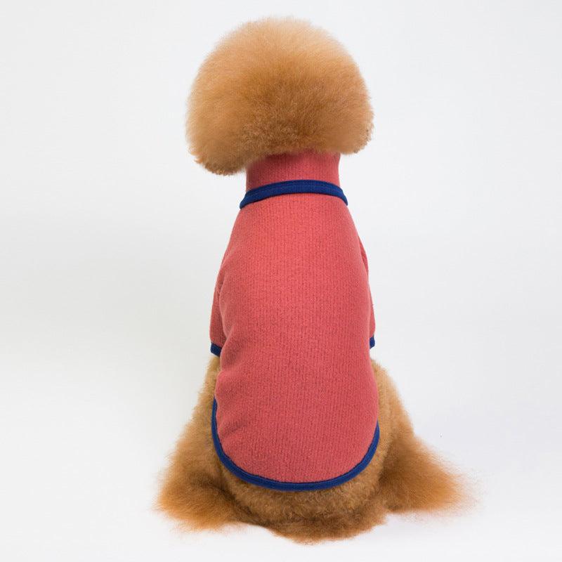 Cozy High Neck Fleece Dog Sweater: Ultimate Winter Warmth