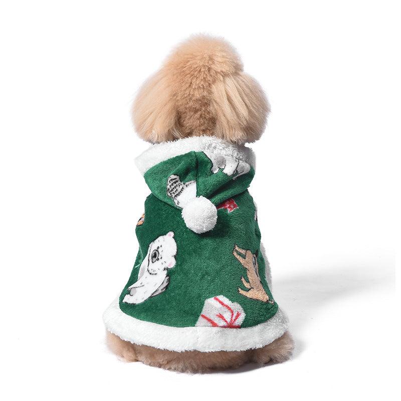 Transform Your Pup into a Festive Fashionista with Holiday Pet Cloak