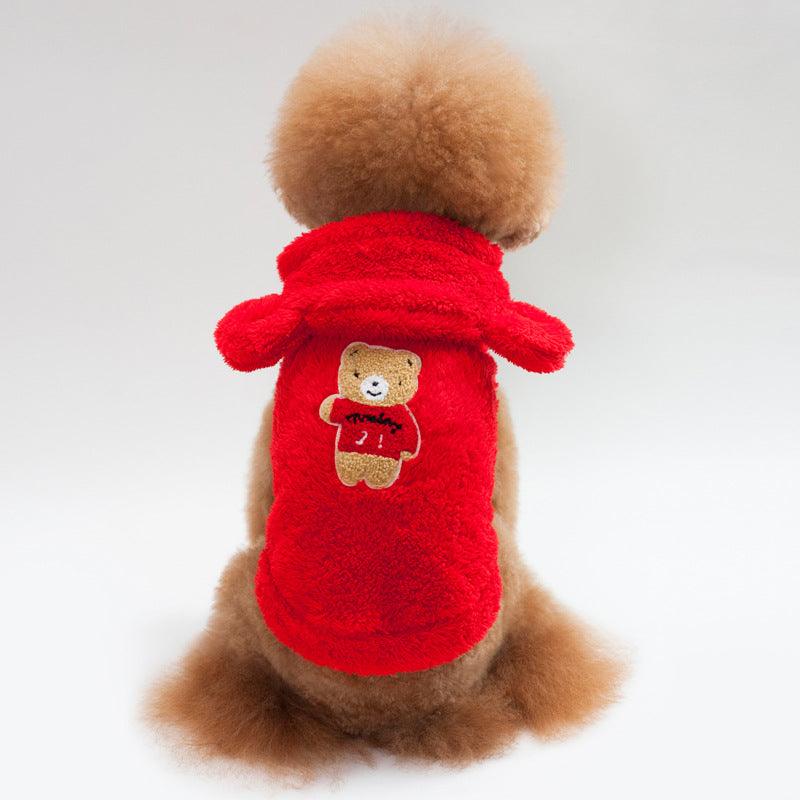 Stylish Dog Hoodie for Chinese New Year