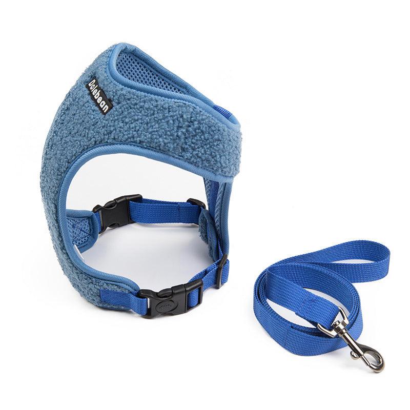 Bubble Fleece Dog Harness Leash for Small Pets