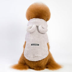 Warm Dog Hoodie w/ Bear Ears | Soft, Thick Fabric