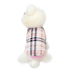 Stylish Thick Plaid Dog Fleece Coat | Winter Essential +