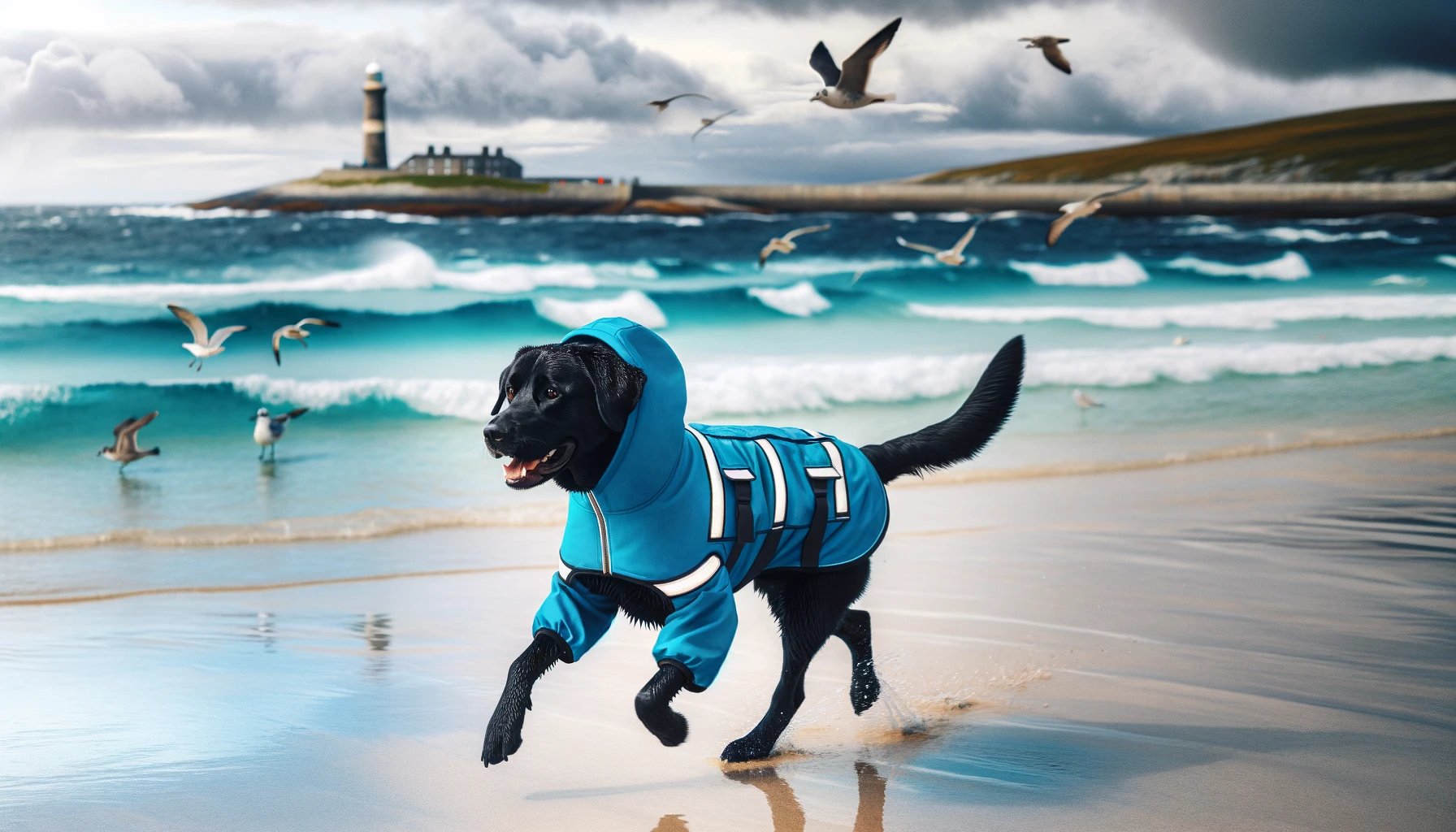 Dog Raincoats for Beach and Coastal Adventures