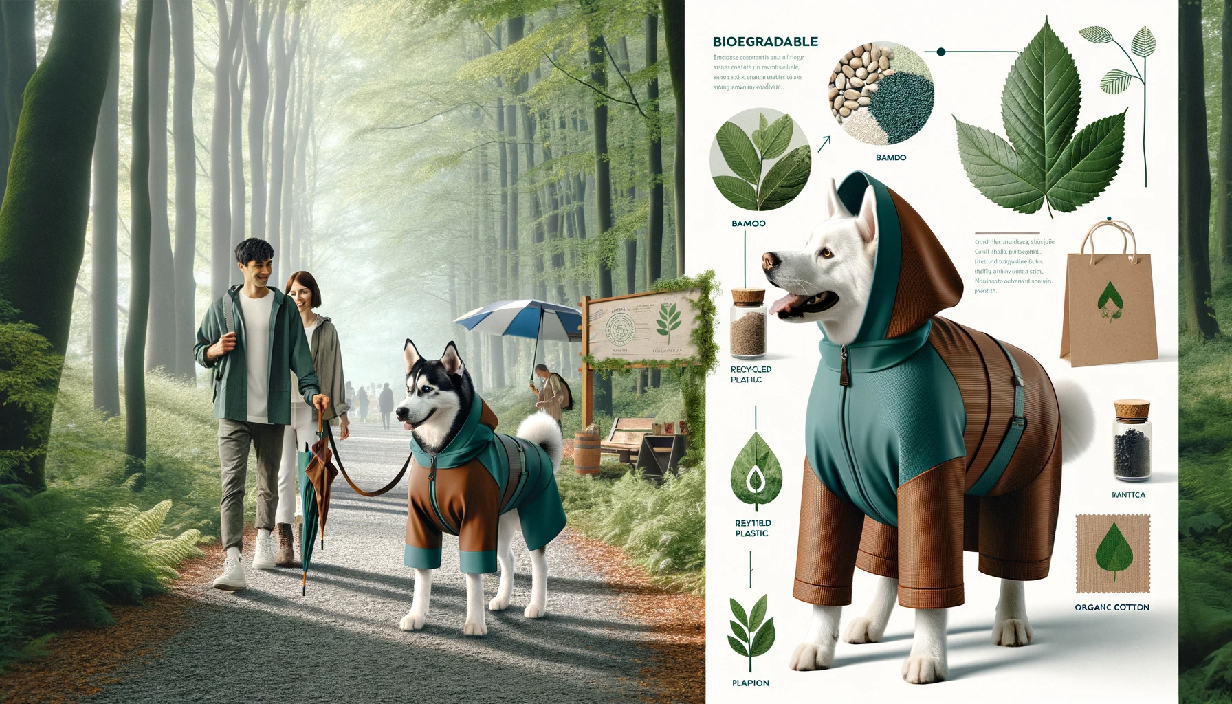 Sustainable Materials in Dog Raincoats